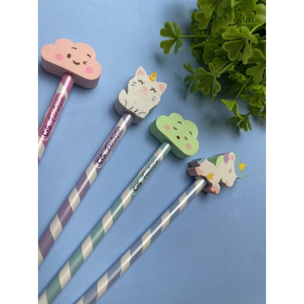 Lapis De Escrever Fofo Com Borracha | Shopee Brasil