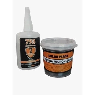 Kit Solda Para Plástico imediato 75g