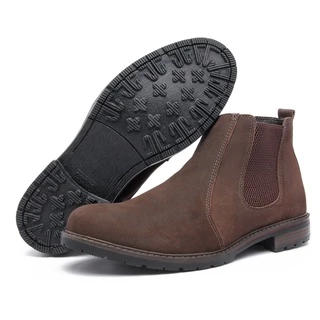 Eleve seu estilo com a Bota Chelsea de Couro Masculina! Sofisticada e durável, é a escolha certa para qualquer ocasião. Detalhes em couro e design versátil. Aposte no conforto e atitude. Garanta a sua, um passo à frente na moda masculina!