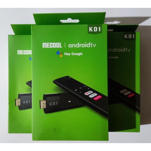 Mecool Kd1 Android 10.0 Uhd 4k 2Gb /16Gb Wifi Dual Band Controle Com Comando por Voz