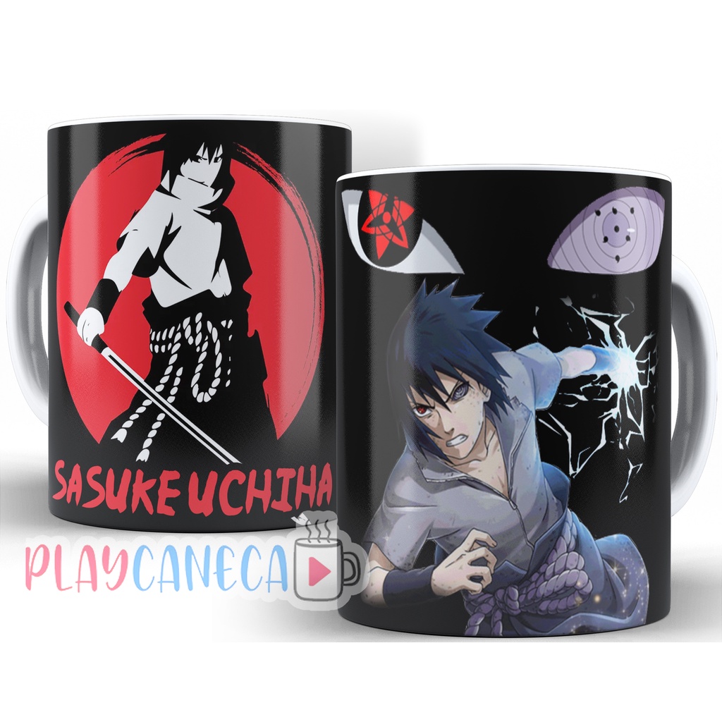 Caneca Sasuke Uchiha Anime Naruto