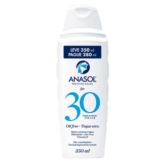 Protetor Solar Para o Corpo Anasol Fps 30 Toque Seco Vegano 350ml