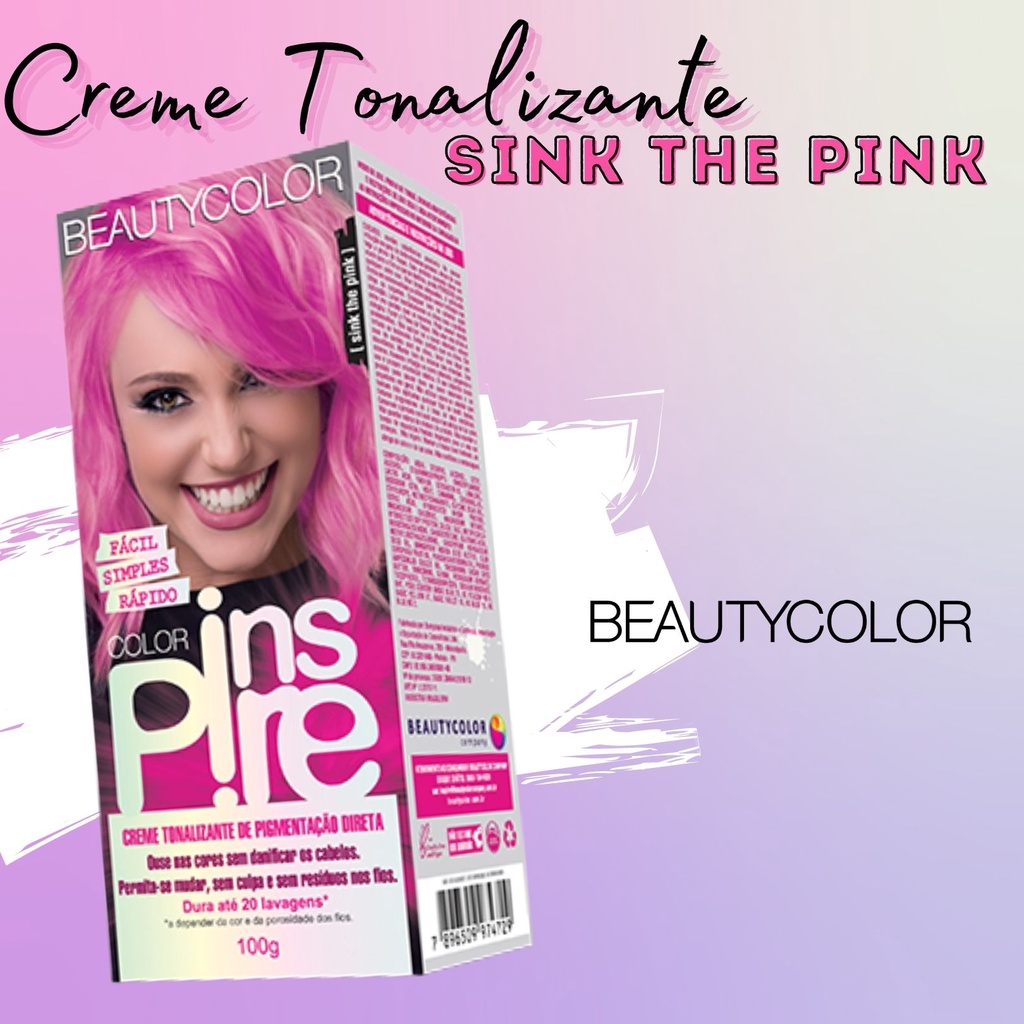 Tinta Pra Cabelo Rosa Pink, Cosmético Feminino Avon Nunca Usado 91918583