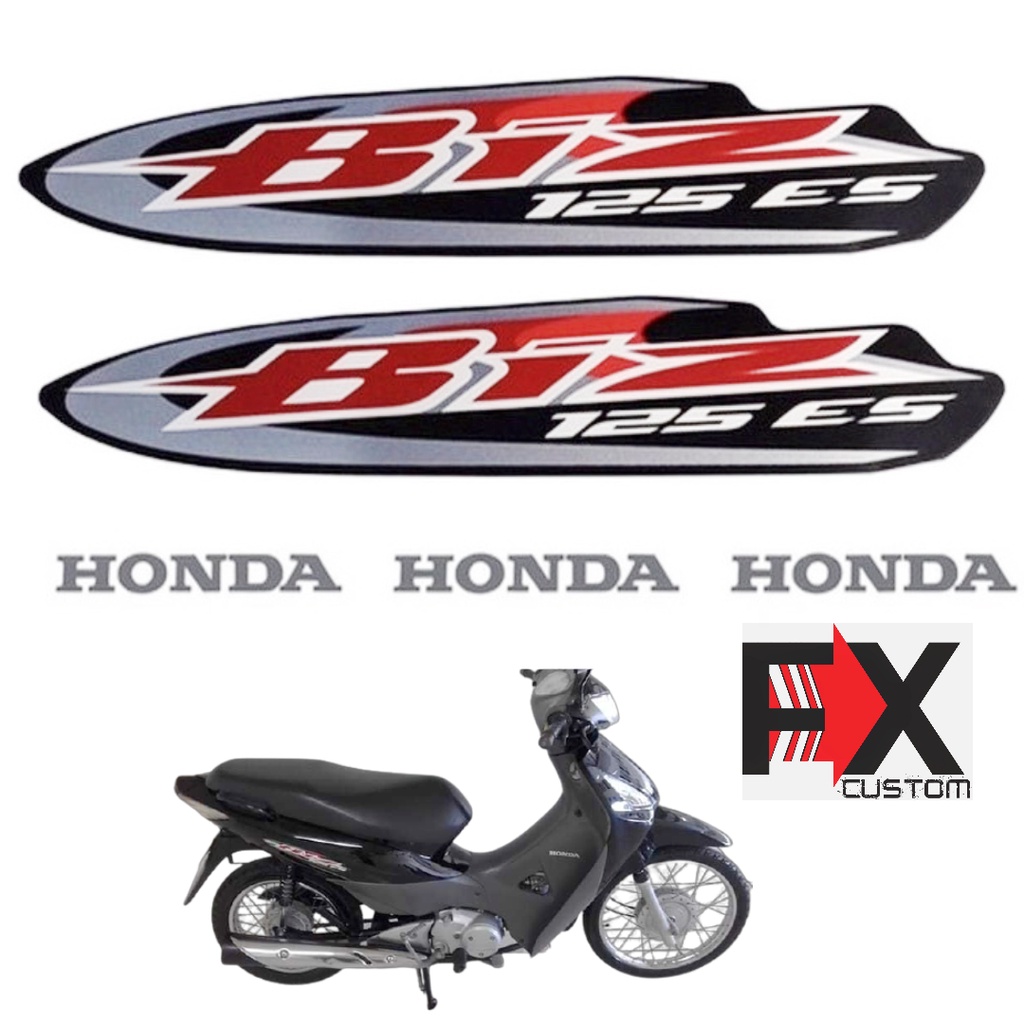 Kit Adesivo Honda Biz 125 Es 2008 Preto