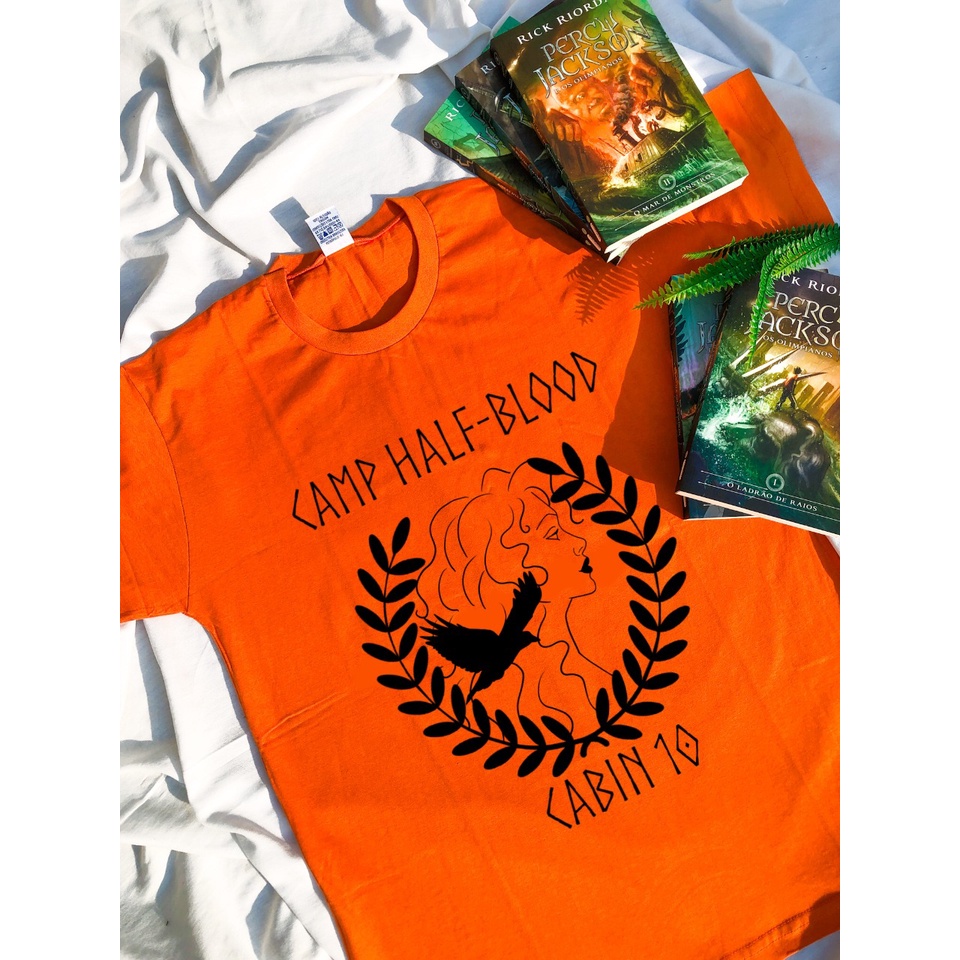 Camiseta Percy Jackson Acampamento Meio-Sangue Unissex - Hot