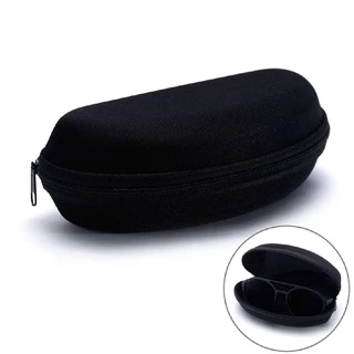 Kit 2 Estojo Para Óculos De Sol Grande C/ Zíper Preto Case Porta Armação de Oculos