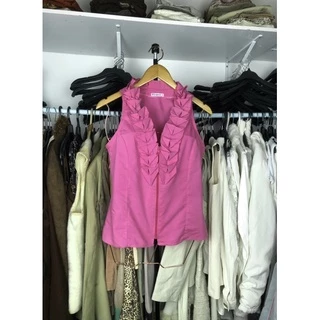 BLUSA COM ZÍPER ROSA