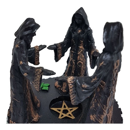 Castiçal Deusa Triplice Mod. Wiccaa | Shopee Brasil