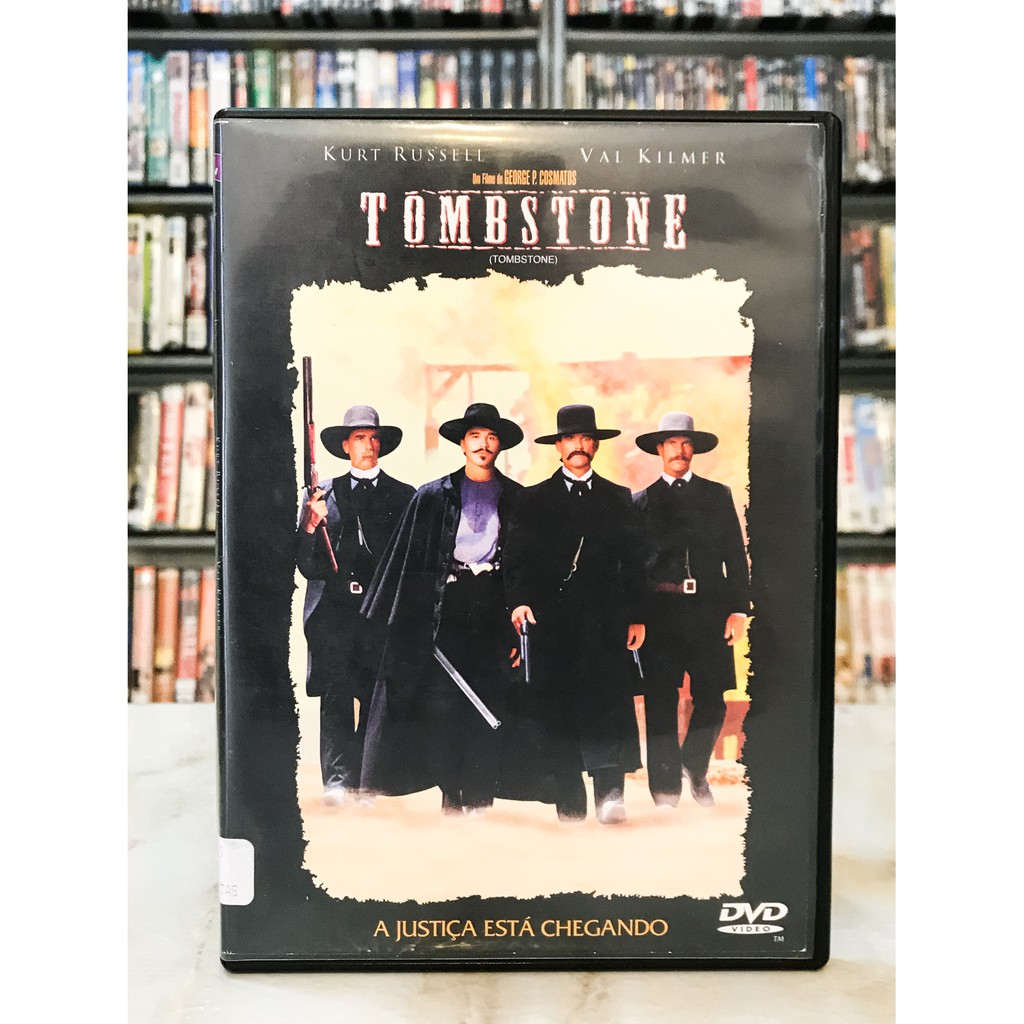 DVD Tombstone Original Filme Faroeste Western Kurt Russel Val Kilmer Encarte Interno