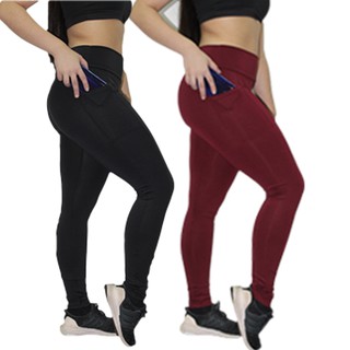 Leggings Femininas Fitness para Treino Cintura Alta Push Up Calças