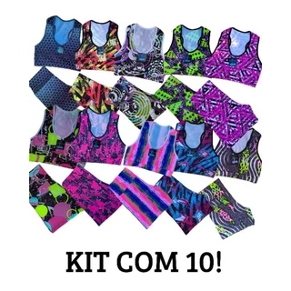 Conjuntos de academia kit com 10 atacado revenda