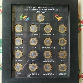 Moedas da olimpíada 2016 - CONJUNTO COMPLETO