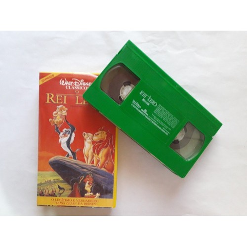 Fita de vídeo cassete - VHS - O REI LEÃO . Original. DUBLADO. WALT DISNEY