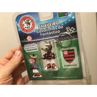 Chaveiro Cavalinho do Fantástico time do Flamengo mais um livro fotos futebol anos 50 60