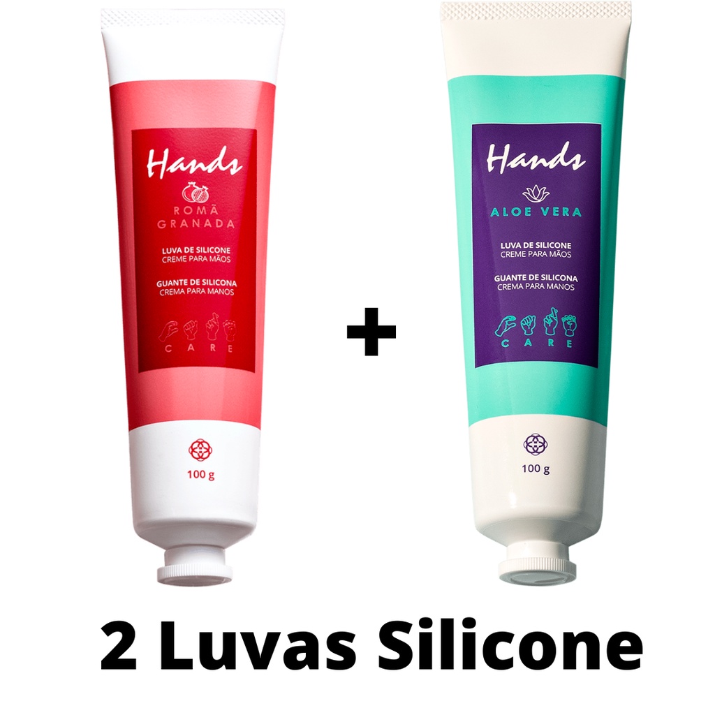 2 Luva de Silicone Para Mãos Aloe Vera + Roma Hinode | Shopee Brasil