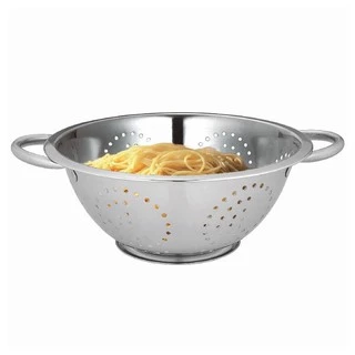 Escorredor de Massas Macarrão em inox com alça 32 Cm