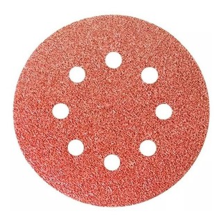 Disco De Lixa Com Velcro 125mm Gr 40 C/ Furo 5 Pcs - Mtx