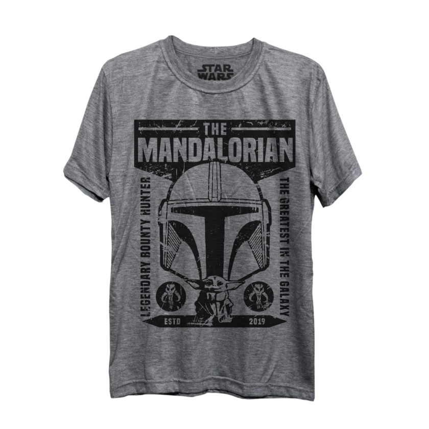 Camiseta Star Wars The Mandalorian Luke Skywalker Yoda Poster Moda Geek