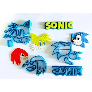 Kit Cortadores Sonic + Logo-x Para Pasta Americana