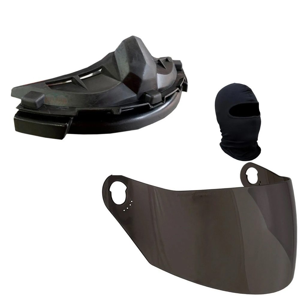 Kit Viseira + Narigueira Capacete Pro Tork 788 G5 A G7 Touca | Shopee ...