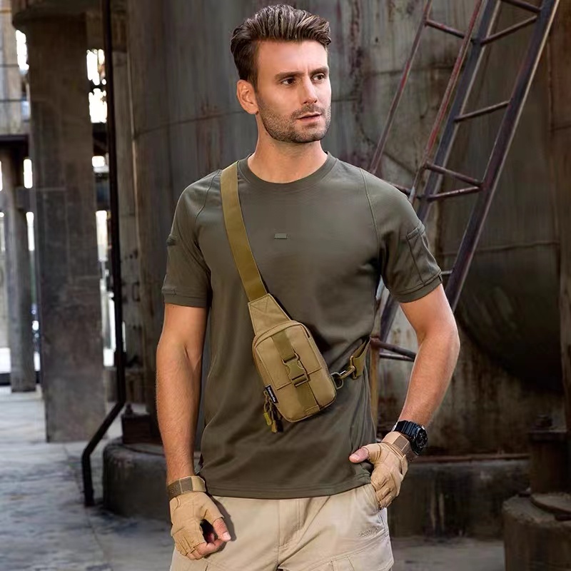 Bolsa transversal peito e ombro tática militar impermeável/Shoulder Bag lançamento nova transversal varios modelos