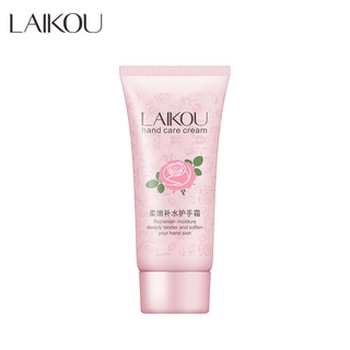 Creme De Mãos De Óleo Essencial De Rosas LAIKOU Anti-Mospente Para Hidratação Da Pele/Nutritivo/60g