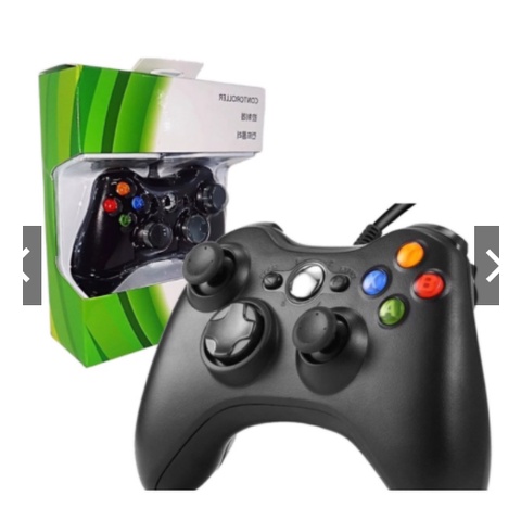 Controle Xbox 360 Com Fio Para Video Game e PC/ Fat E Pc Joystick Jogo gamepad