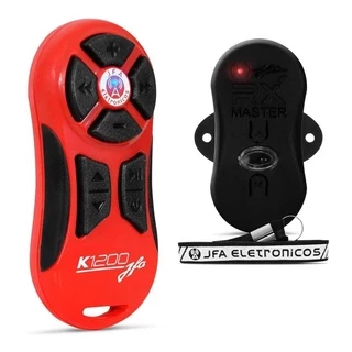 Controle Longa Distancia Jfa K1200 Vermelho Completo Som
