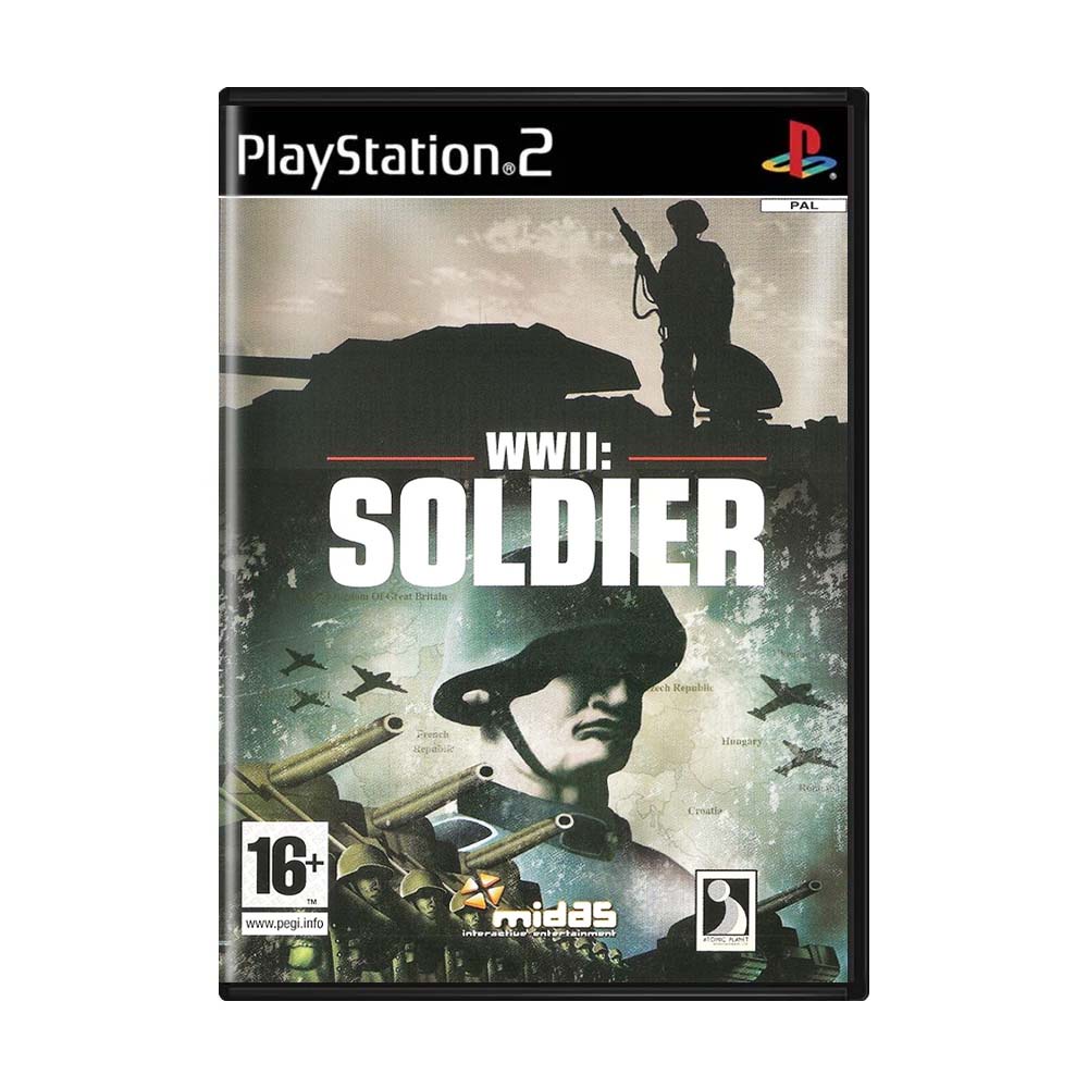 World War 2 WWII Soldier PS2 Shopee Brasil
