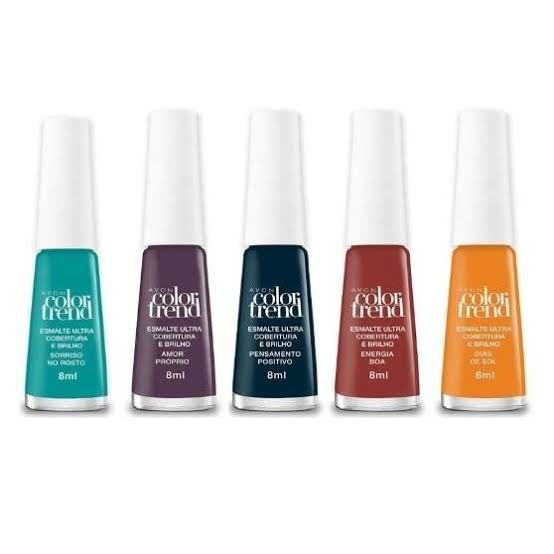 Esmaltes Color Trend Avon 7ml (Validade 2024/2025) Shopee Brasil