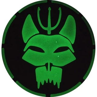 Bravo Squad Patches Emborrachado Neon C/Velcro - Ponto militar