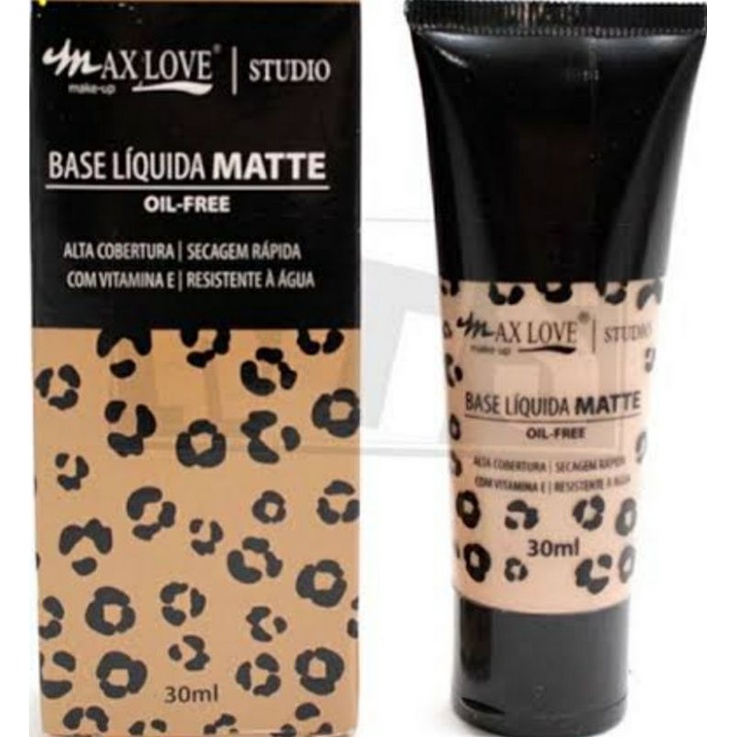 Base líquida matte Max Love | Shopee Brasil