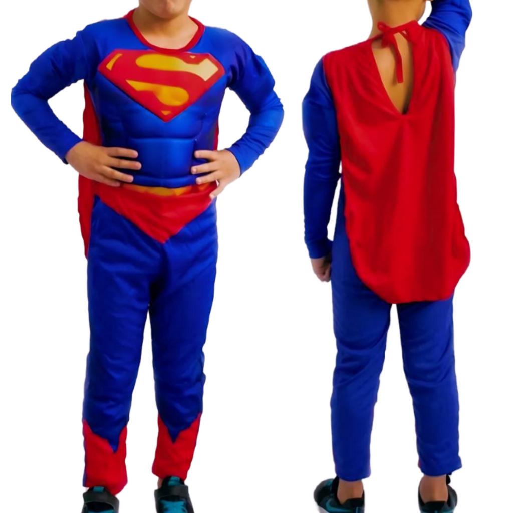 Fantasia Infantil Super Homem (superman) com Enchimento Longa - Envio ...