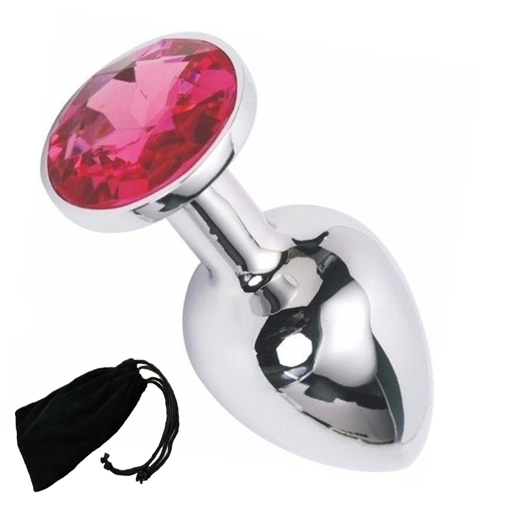 Plug Anal Joia Aço Inox Dilatador Anus Sexo Orgasmo Prazer Intenso | Shopee  Brasil