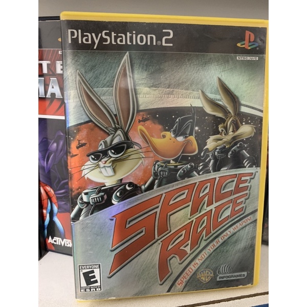 Space Race Looney Tunes Ps2 Original Shopee Brasil