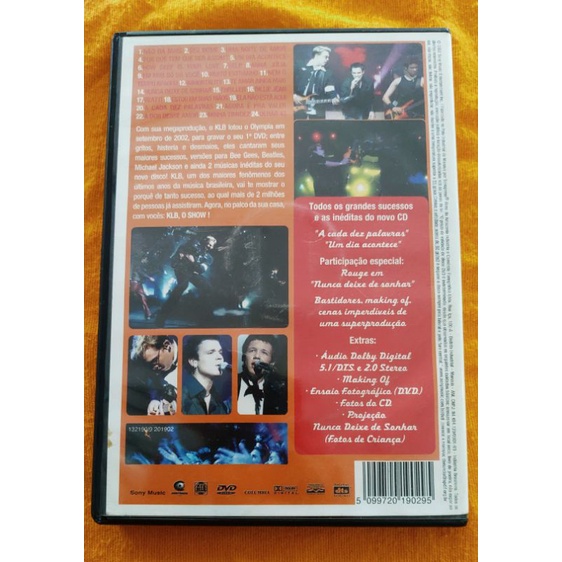 DVD KLB - O Maior Show Pop do Brasil | Shopee Brasil