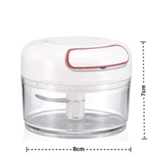 Mini Triturador Processador Manual De Alimentos Com 2 Lâminas em Oferta na Shopee