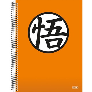 Caderno Goku Dragon Ball Preto 1 Matéria 80 Folhas em Promoção na Americanas