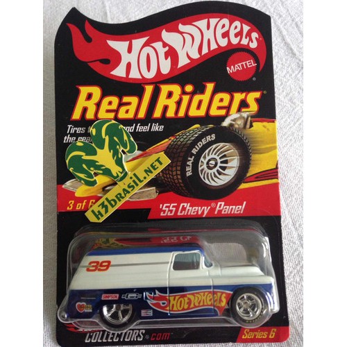 Bx158 Hot Wheels 2007 rlc Real Riders 55 Chevy Panel Hwc H3br