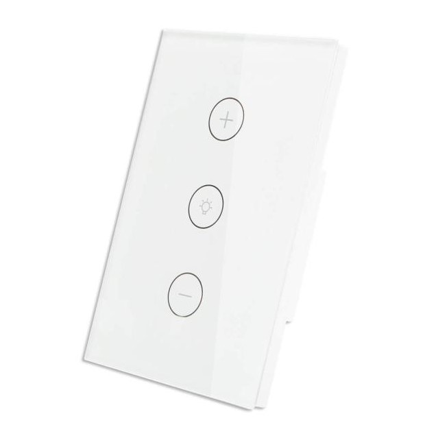 Interruptor Touch Smart Home Wifi Para 1 Lâmpada Dimmer Tuya