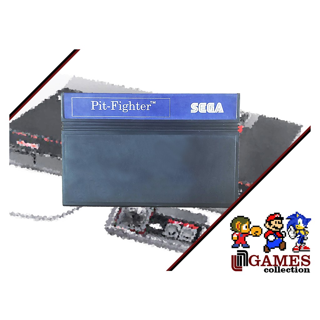 Jeu Vidéo Pit-Fighter Master System - Version PAL Originale SEGA - 1991 - Très Bon état Complet