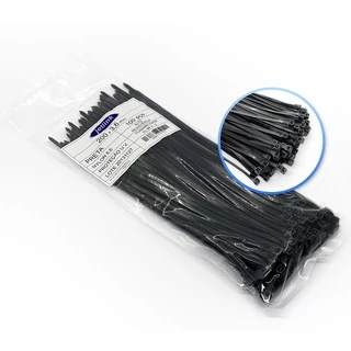 Abraçadeiras de Fixação Nylon Cinta Plástica 100 Un 3,6 Mm X 200 Mm