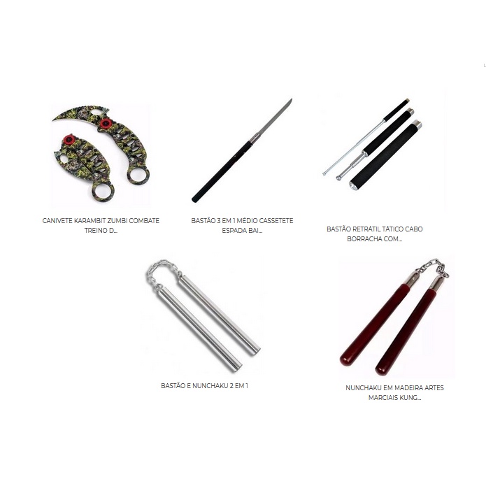 kit defesa pessoal completa Shopee Brasil