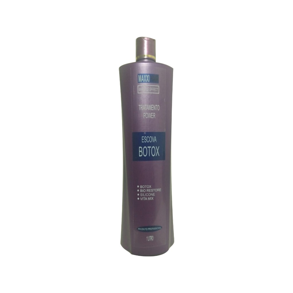 1 escova progressiva de botox maxxi hair profissional + brinde surpresa ...