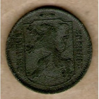 Produto Numismático Colecionável Moeda Zinco Bélgica 1 Franco