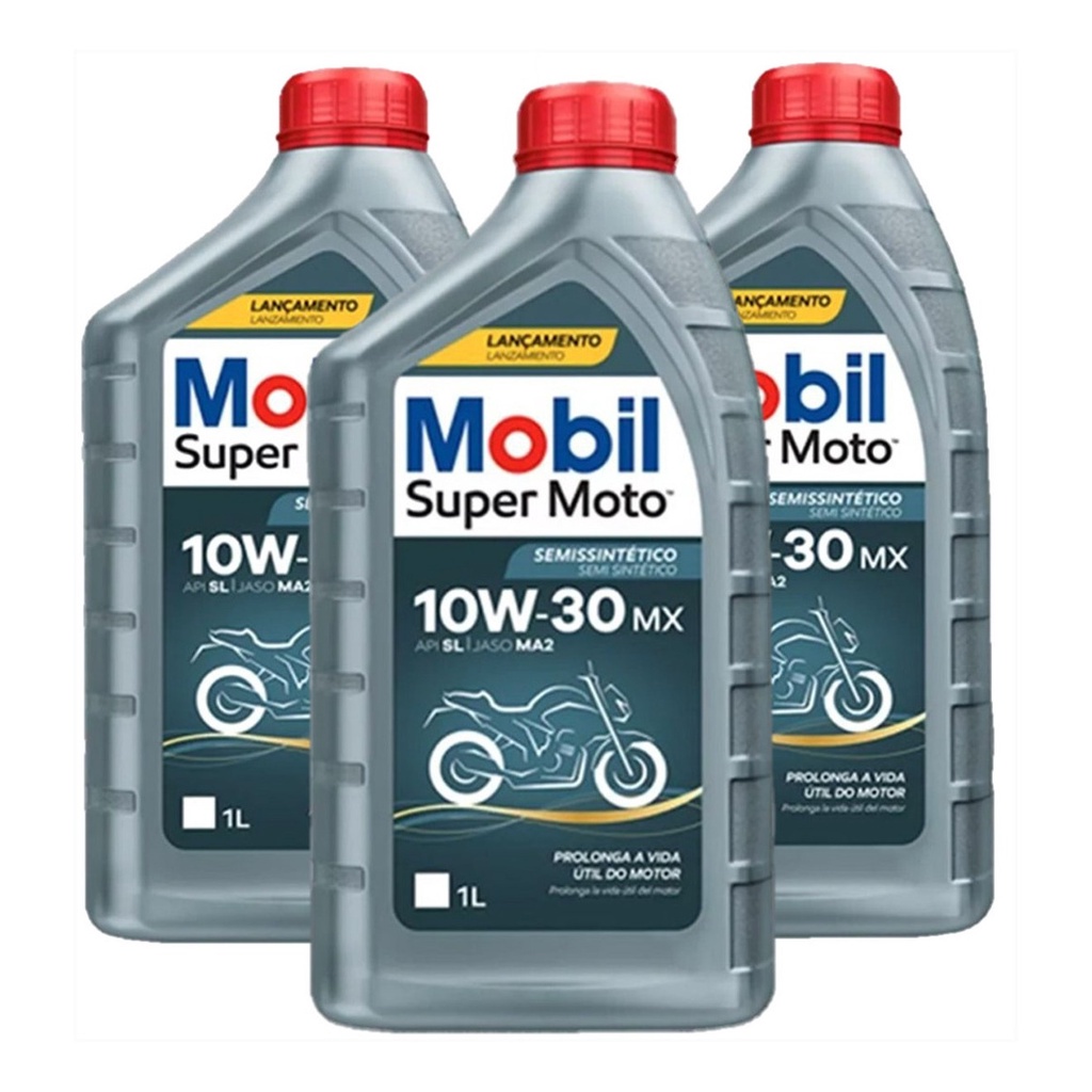 Kit Oleo Mobil Super Moto 10w30 Titan Fan Start 160 4t 3l | Shopee Brasil