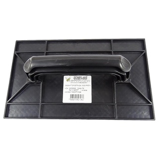 Desempenadeira PVC 15x26 Preta Corrugada ZUMPLAST