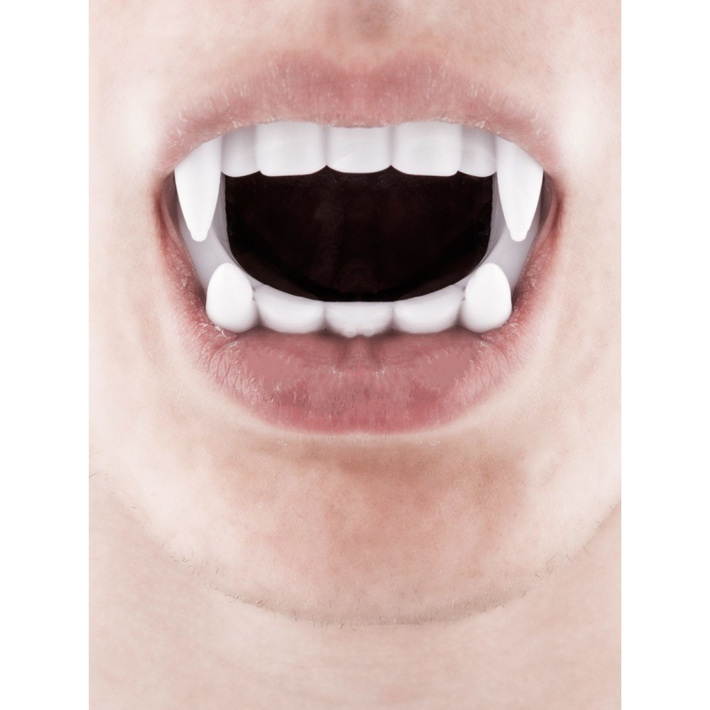 Dentadura De Vampiro De Crianca