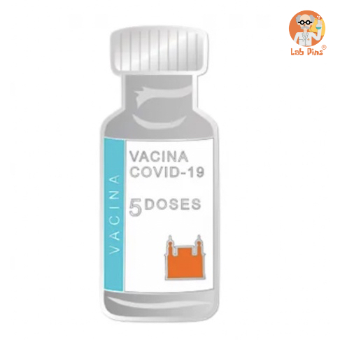 Pin Vacina (pins / broche / broches / botton / bottons) Lab Pins