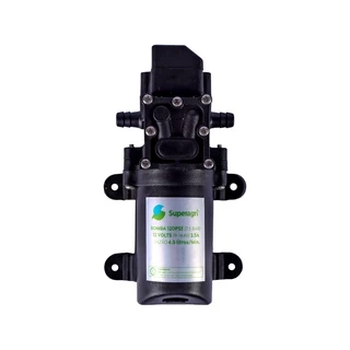 Motor Bomba Diafragma 12v 120 Psi Para Pulverizadores e Lavadoras SuperAgri